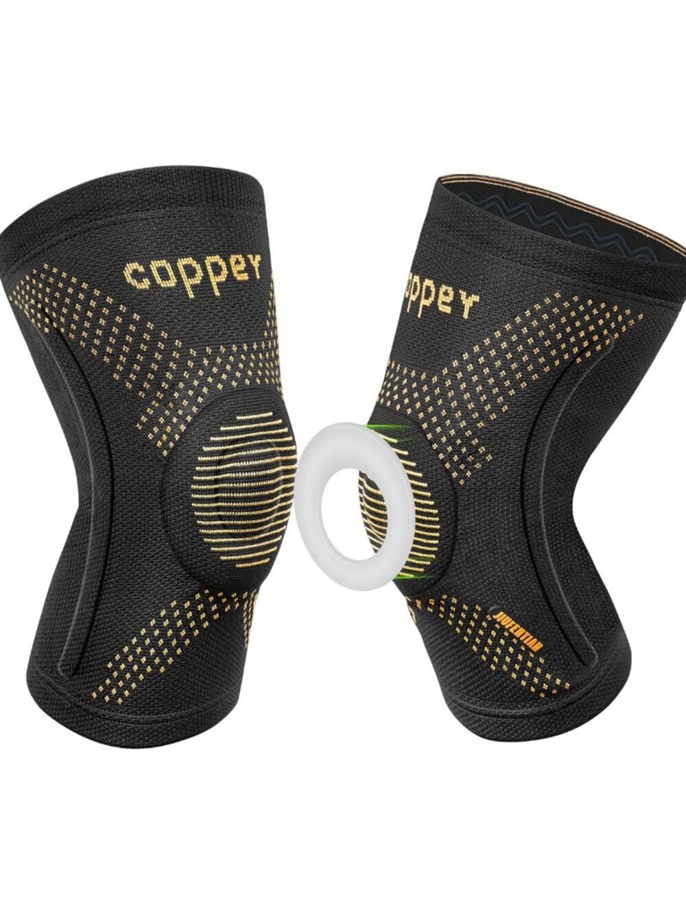 Knee Braces for Arthritis Relief with Side Stabilizers - 2 Pack, Large Size